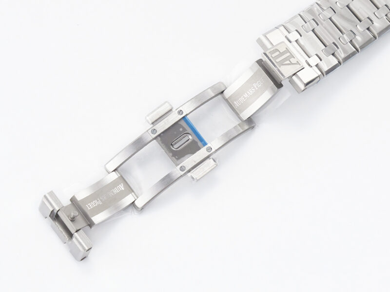 Royal Oak 41mm 15500 SS ZF 1:1 Best Edition Black Textured Dial on SS Bracelet SA4302 S*per Clone V3